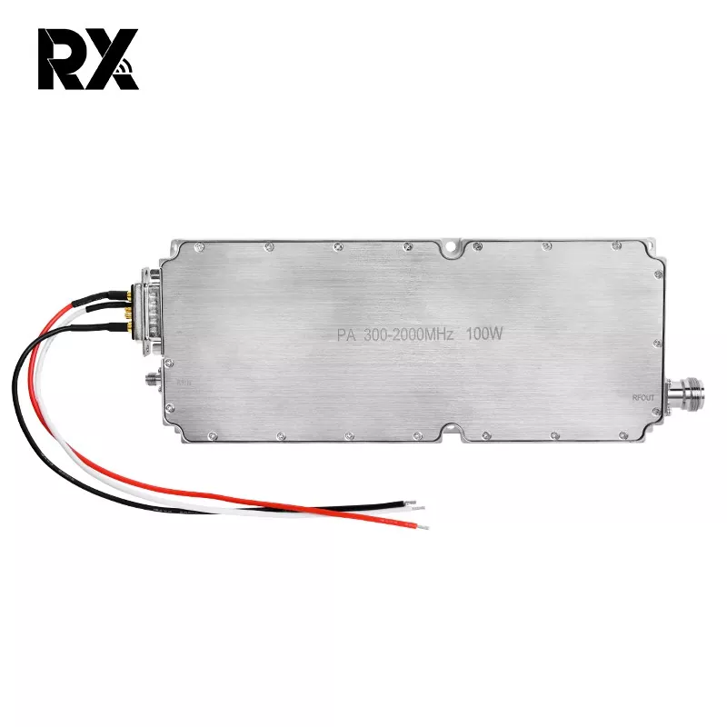 100W RF پاور یمپلیفائر ماڈیول 300 -2000MHz 32V 8A زیادہ فائدہ