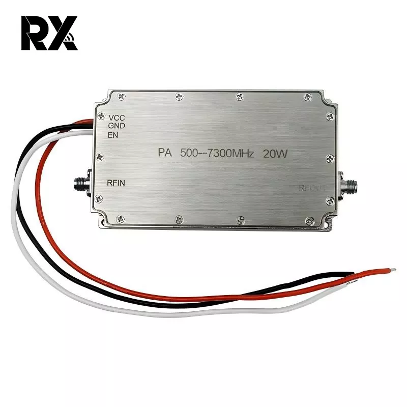 20W 500-7300MHz الٹرا وائیڈ بینڈ پاور ایمپلیفائر