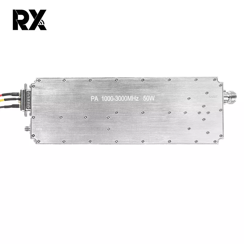 کوئی ڈیجیٹل ماخذ 1000-3000MHz یمپلیفائر پاور جیمر ماڈیول 50W نہیں