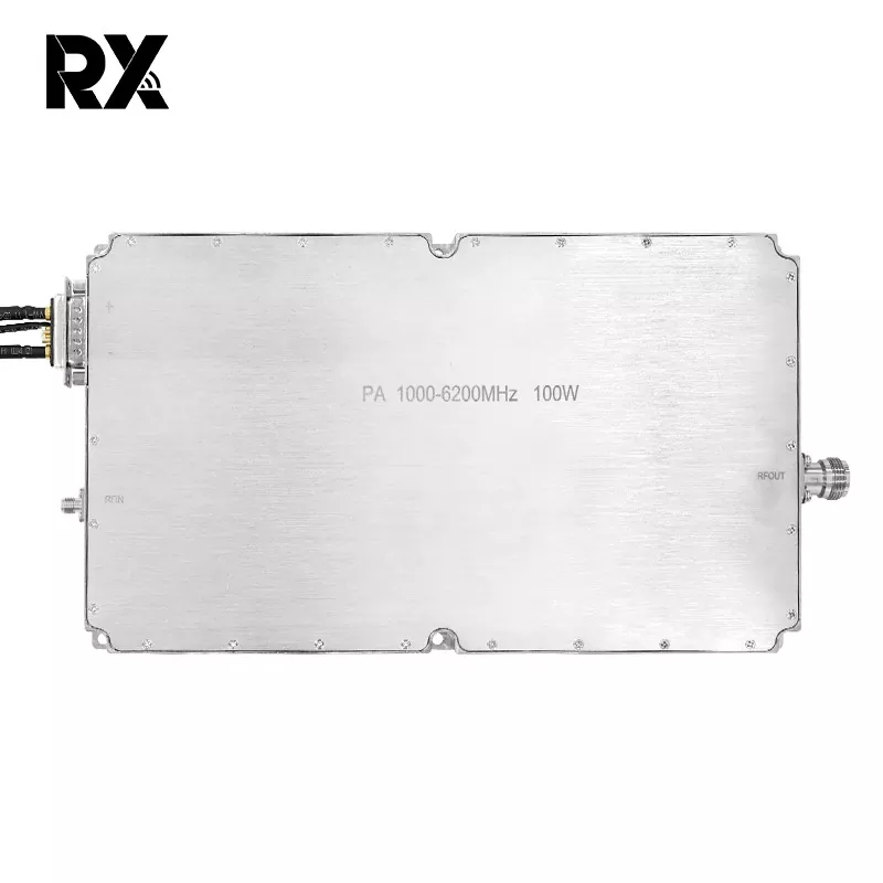 الٹرا وائیڈ بینڈ 1000-6000MHz ہائی پاور 100W پاور ایمپلیفائر